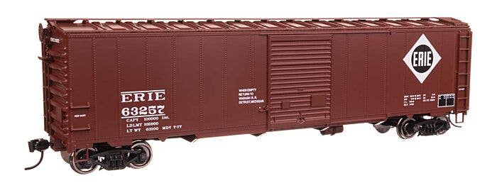 Walthers Mainline HO 46515 50' AAR Single Door Boxcar, Erie #63257