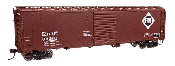 Walthers Mainline HO 46516 50' AAR Single Door Boxcar, Erie #63261