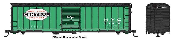 Walthers Mainline HO 46519 50' AAR Single Door Boxcar, New York Central #47587
