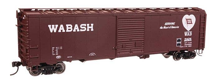 Walthers Mainline HO 46530 50' AAR Single Door Boxcar, Wabash #21424