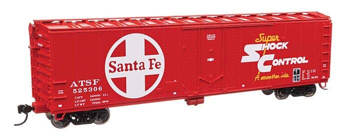 Walthers Mainline HO 2845 50' PC&F Insulated Boxcar, Atchison Topeka & Santa Fe #525306