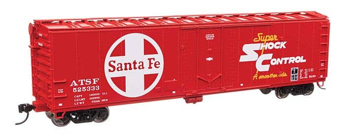 Walthers Mainline HO 2847 50' PC&F Insulated Boxcar, Atchison Topeka & Santa Fe #525333