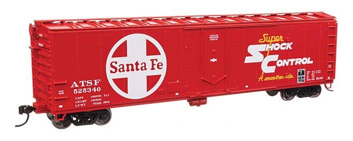 Walthers Mainline HO 2848 50' PC&F Insulated Boxcar, Atchison Topeka & Santa Fe #525340