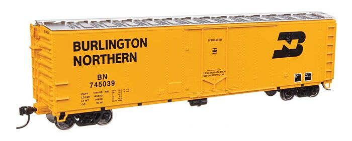 Walthers Mainline HO 2849 50' PC&F Insulated Boxcar, Burlington Northern #745039
