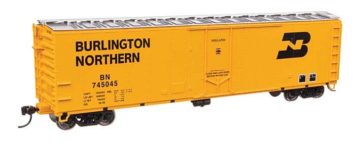 Walthers Mainline HO 2850 50' PC&F Insulated Boxcar, Burlington Northern #745045