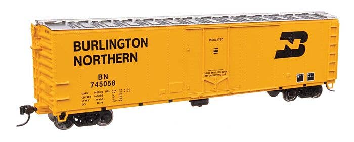 Walthers Mainline HO 2851 50' PC&F Insulated Boxcar, Burlington Northern #745058