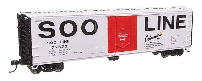 Walthers Mainline HO 2868 50' PC&F Insulated Boxcar, Soo Line #177670