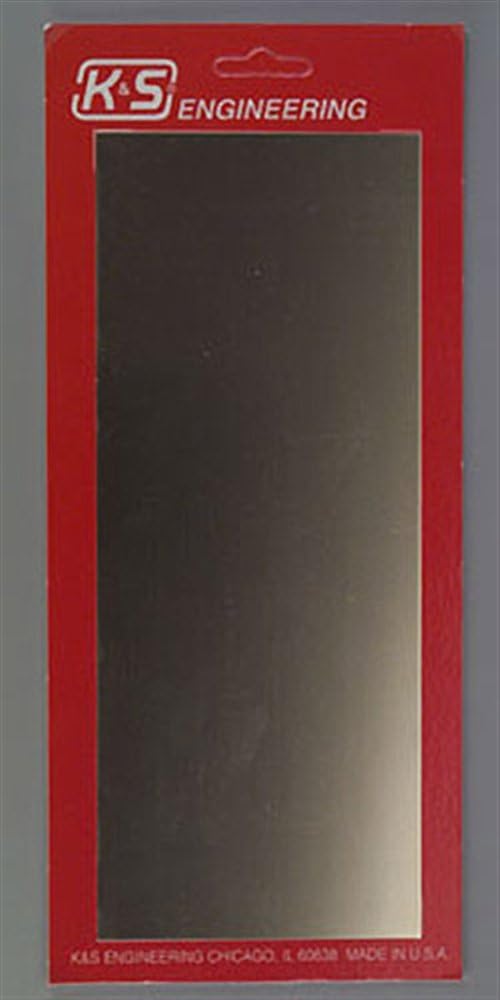 K&S 5253 Brass Sheet Metal .032'' 1cd