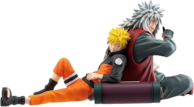 Bandai 67071 4.3"NARUTOUZUMAKI&JIRAIYA