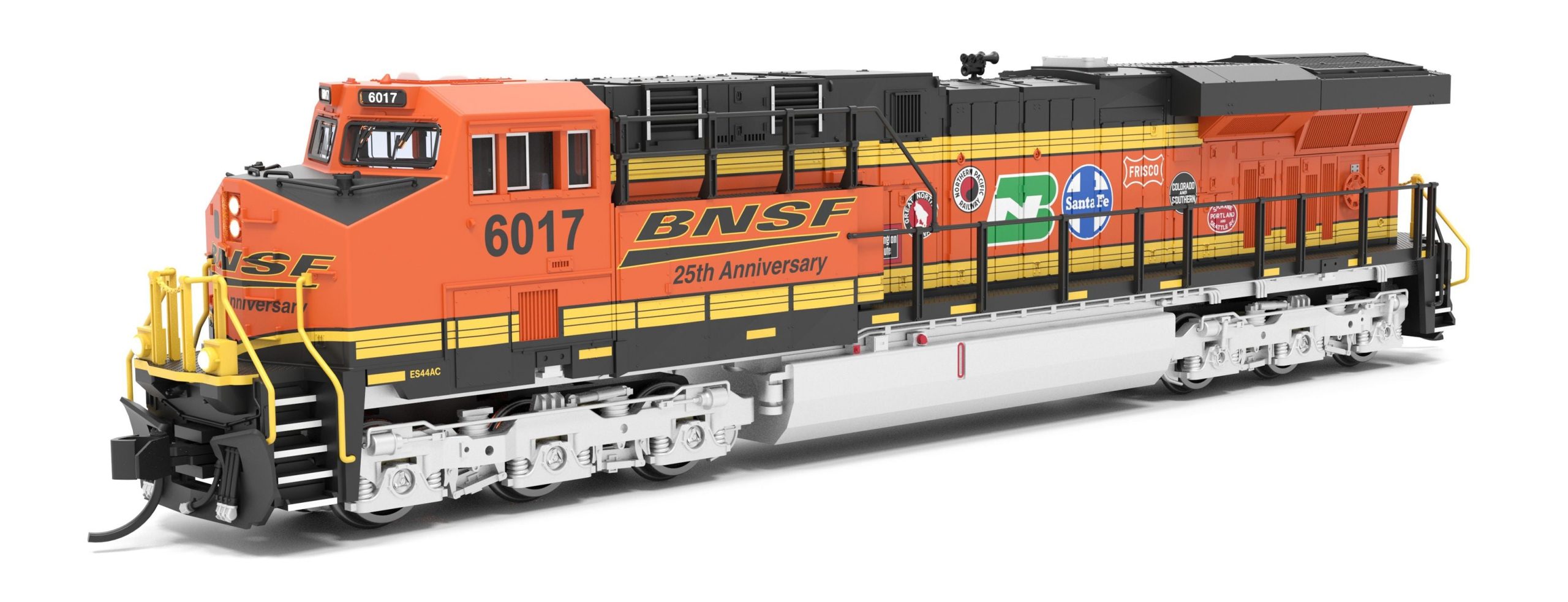 PREORDER Broadway Limited Imports N 9880 GE ES44AC Diesel Locomotive, Burlington Northern Santa Fe 25th Anniversary #6017 (Paragon4 Sound & DCC Equipped)