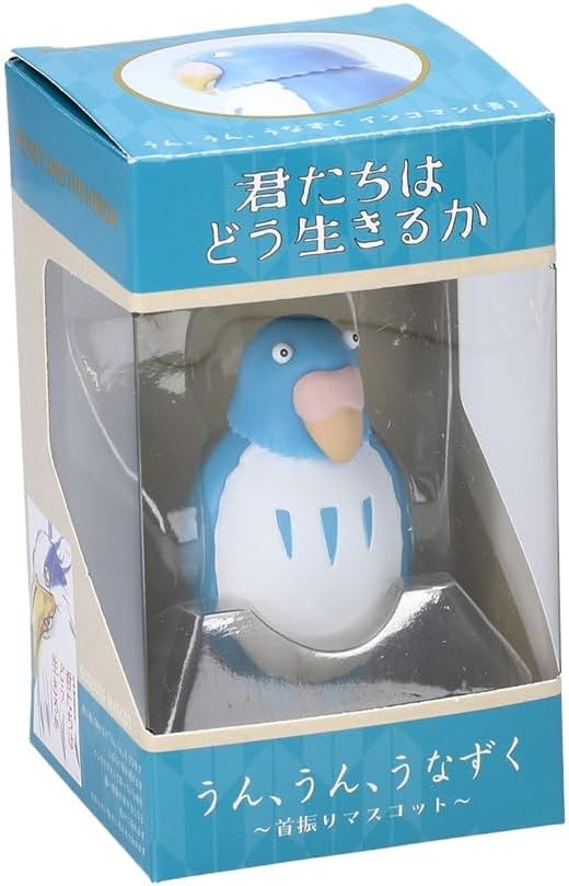 Ensky UN-03 Yes Nod Tilting Figure The Parakeet (Blue) "The Boy and The Heron"