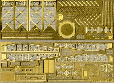 Fujimi 1/700 MS70012 Harbor Large Crane Set Etching Parts