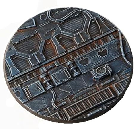 Gamers Grass Battle Ready Bases - Spaceship Corridor - Round 100mm (x1)