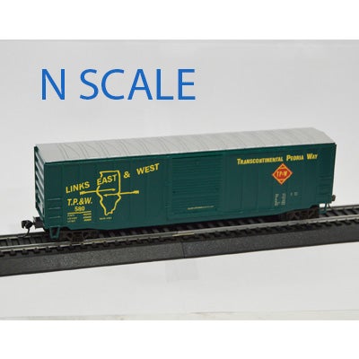 Value Trains USA N N10103 Boxcar, Toledo Peoria & Western Illinois Arrows #580