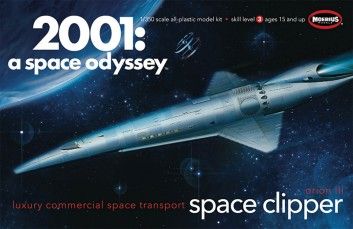 Moebius Models 200112 1/350th Scale 2001: Space Clipper Orion