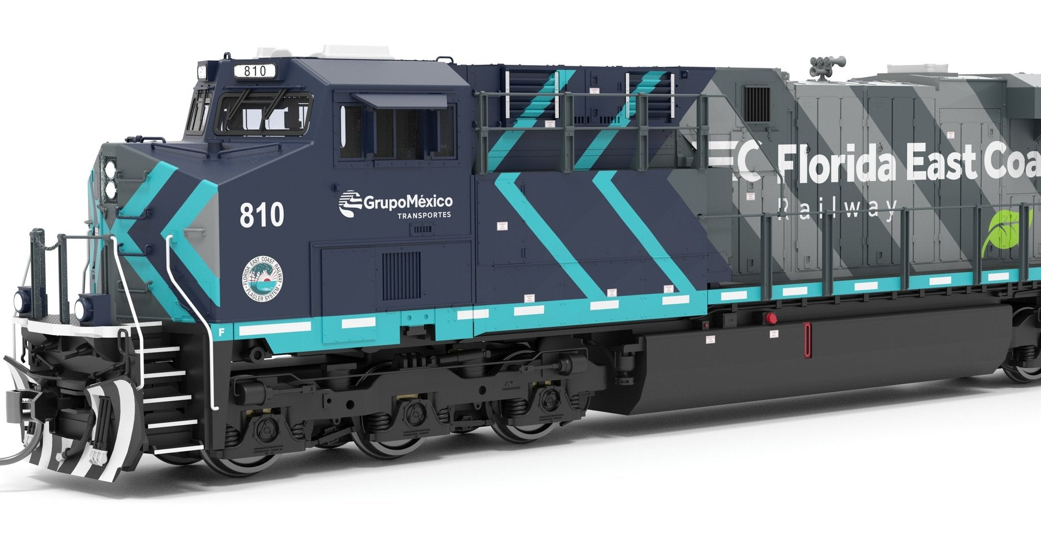 PREORDER Broadway Limited Imports HO 9869 GE ES44AC Diesel Locomotive, Florida East Coast #810