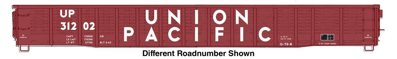 PREORDER Walthers Mainline HO 910-6090 53' Corrugated-Side Gondola, Union Pacific #31217