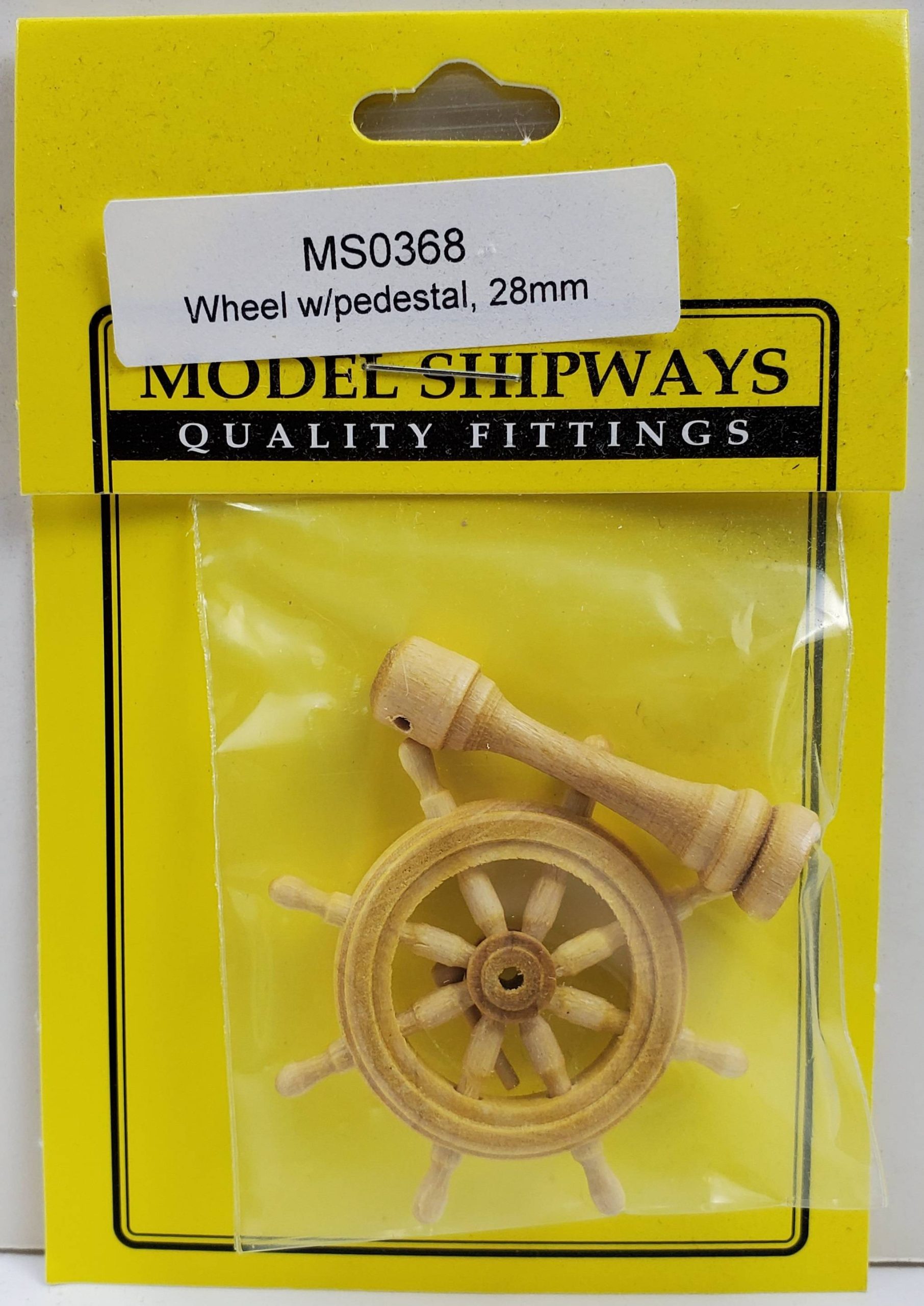 Model Shipways 368 Ships Wheel & Pedestal 28mm