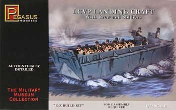 Pegasus Hobbies 7650 LCVP Landing Craft with Soldiers