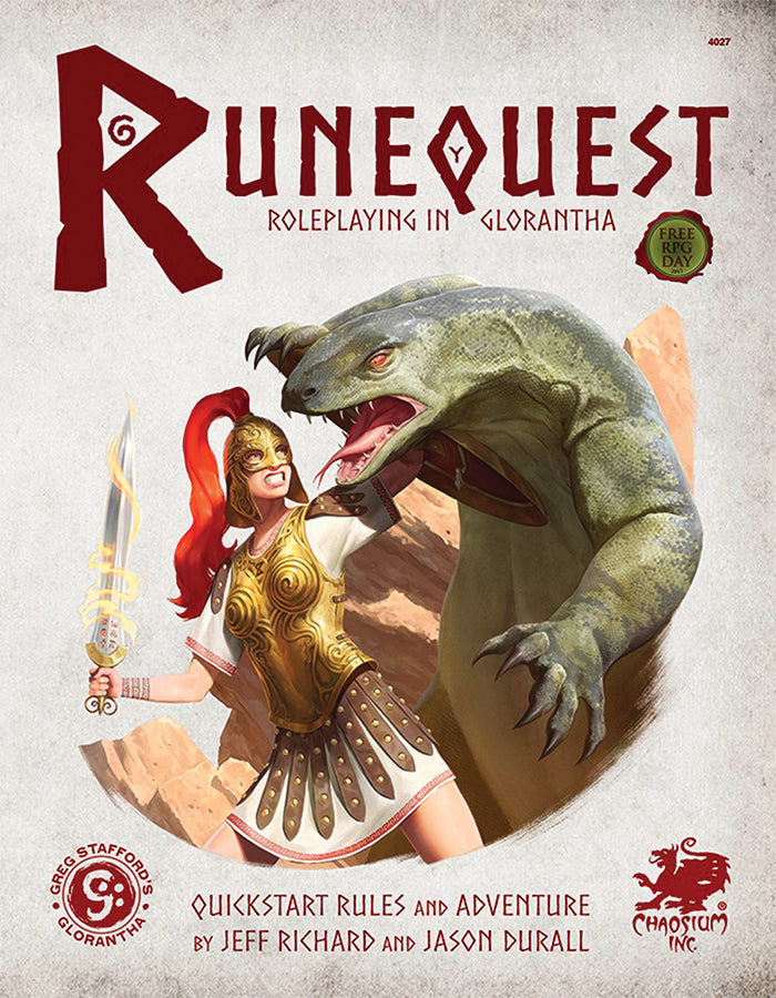 RuneQuest RPG: Roleplaying in Glorantha Quick Start