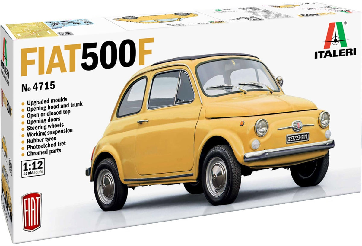 Italeri 4715 Fiat 500F (1968) Upgraded Edition 1:12