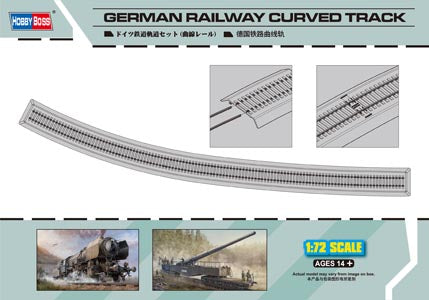 Hobby Boss 1/72 German Railway Curved Track