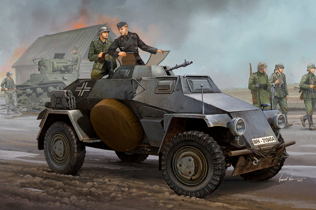 Hobby Boss 1/35 German Sd.Kfz.221 Leichter Panzerspahwagen (3rd Series)