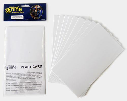 Miniatures Tools: Hobby Plasticard Variety Pack (9)