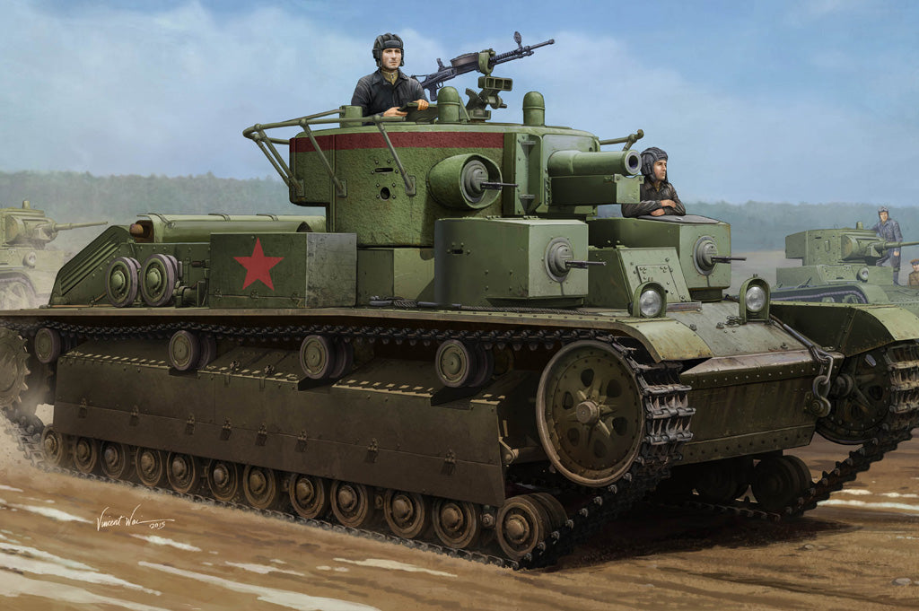 Hobby Boss 1/35 Soviet T-28 Medium Tank (Welded)