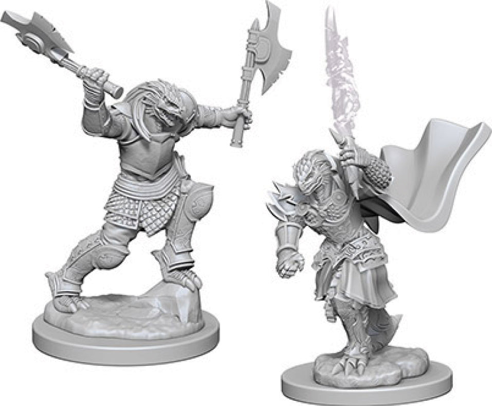 Dungeons & Dragons: Nolzur's Marvelous Unpainted Miniatures - W04 Dragonborn Female Fighter
