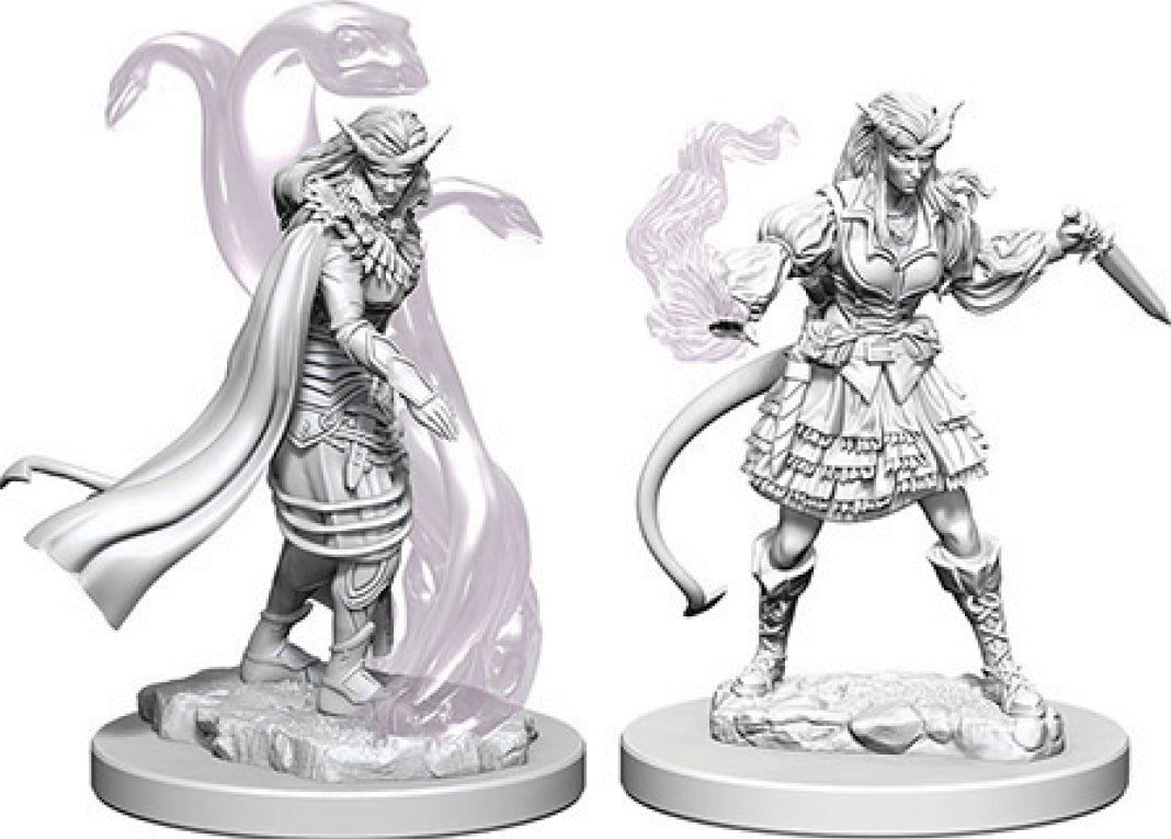 Dungeons & Dragons: Nolzur's Marvelous Unpainted Miniatures - W04 Tiefling Female Sorcerer