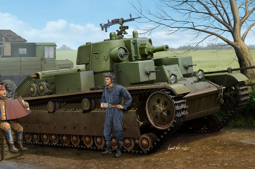 Hobby Boss 1/35 Soviet T-28 Medium Tank (Cone Turret)