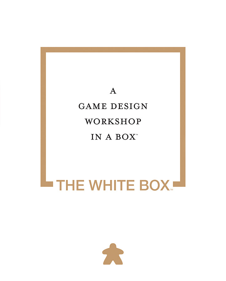 The White Box: A Game Design Kit In a Box