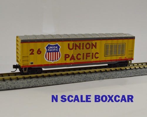 Value Trains USA N N10075 Commemorative Boxcar, Union Pacific UP26 Turbine