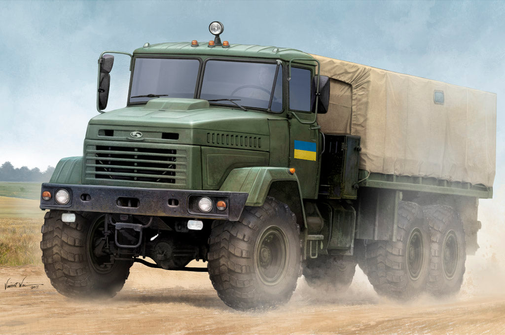 Hobby Boss 1/35 Ukraine KrAZ-6322 ?Soldier? Cargo Truck