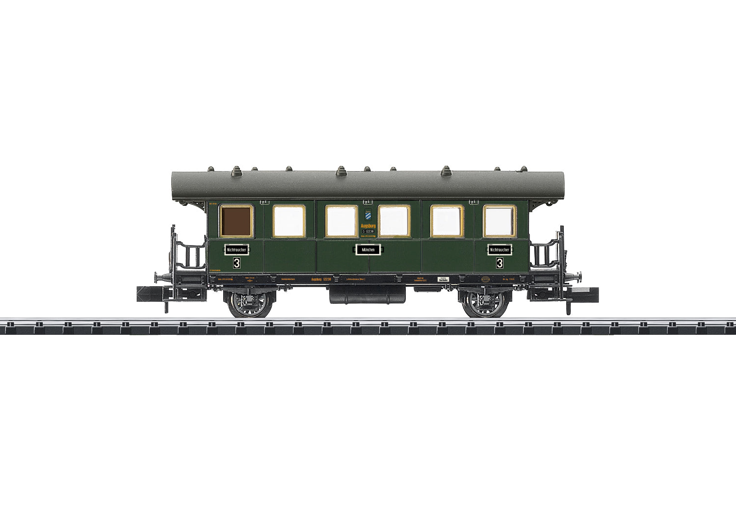 PREORDER Minitrix N 18963 Type Ci Bay 10 Passenger Car, Deutsche Reichsbahn #3
