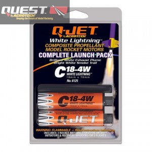 Quest 6125 C18-4W Q-Jet White Lightning 2pk