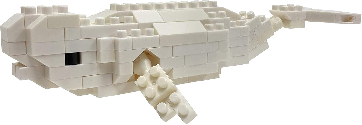 Nanoblock 22155 Beluga Whale Sea Friends Nanoblock Bx-12