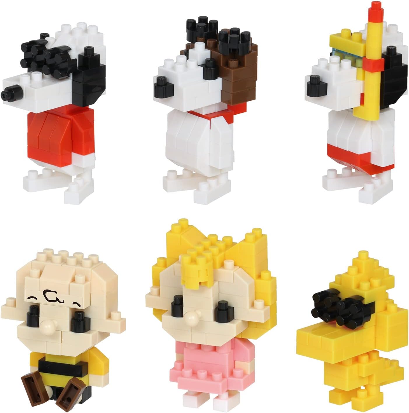 Nanoblock 22194 Peanuts Assortment Bx-6