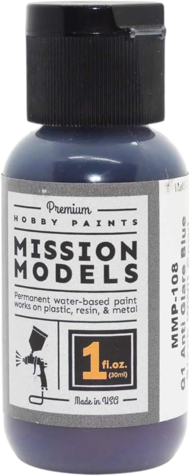 Mission Models P108 Q1 Japanese Anti Glare Blue Black WWII Cowl