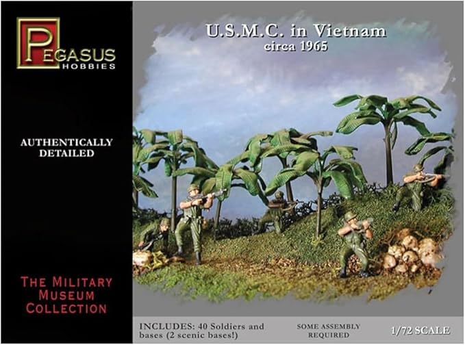 Pegasus 7401 1:72 USMC IN IETNAM 1965