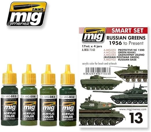 Ammo Mig 7143 RUSSIAN GREEN'56-NOW SET
