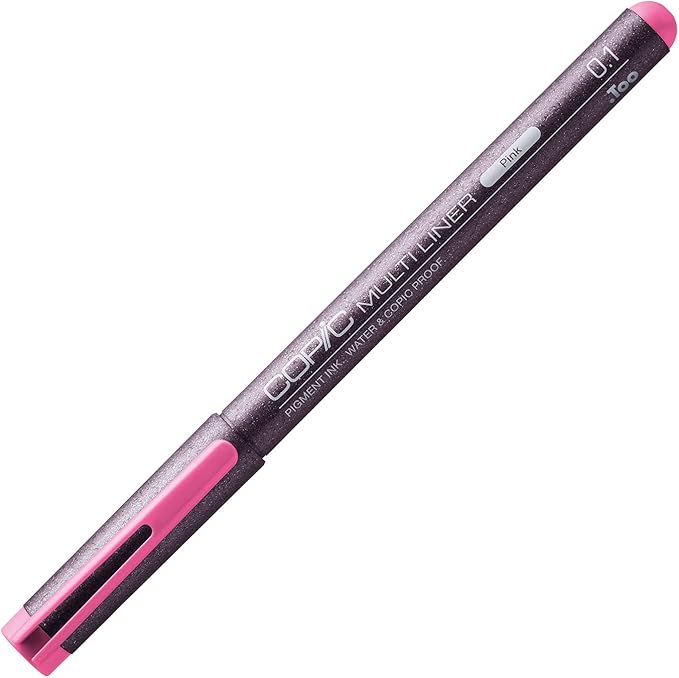 Copic Multiliner Ink Pen, Pink 0.1mm
