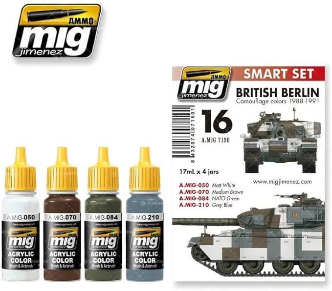 Ammo Mig 7150 BRITISH BERLIN CAMO SET