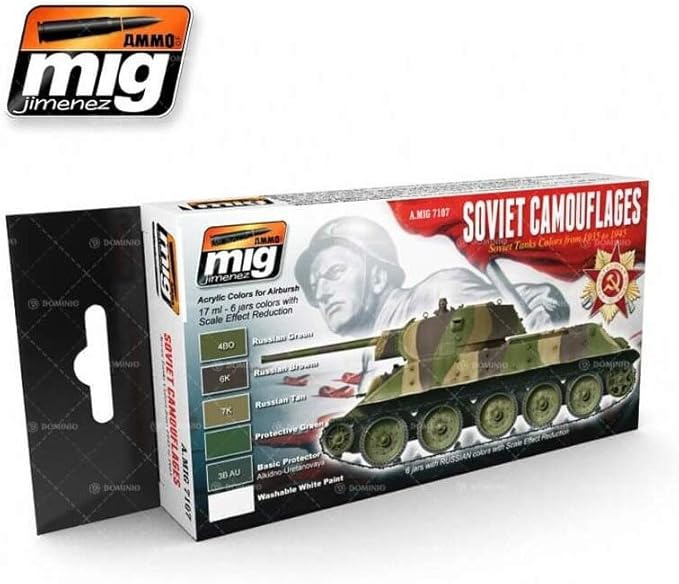 Ammo Mig 7107 1935-45 SOVIET CAMO SET