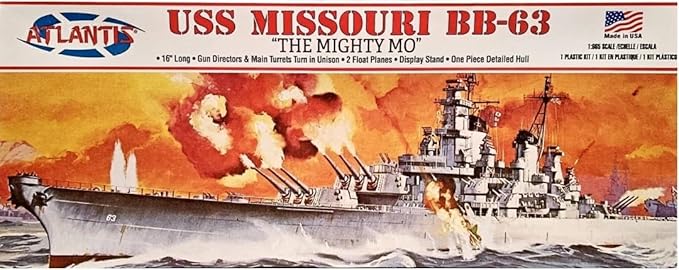 Atlantis Models M3000 1/665 USS MISSOURI BB-63