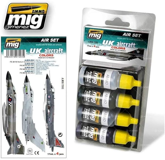Ammo Mig 7203 UK AIRCRAFT'50-NOW SET