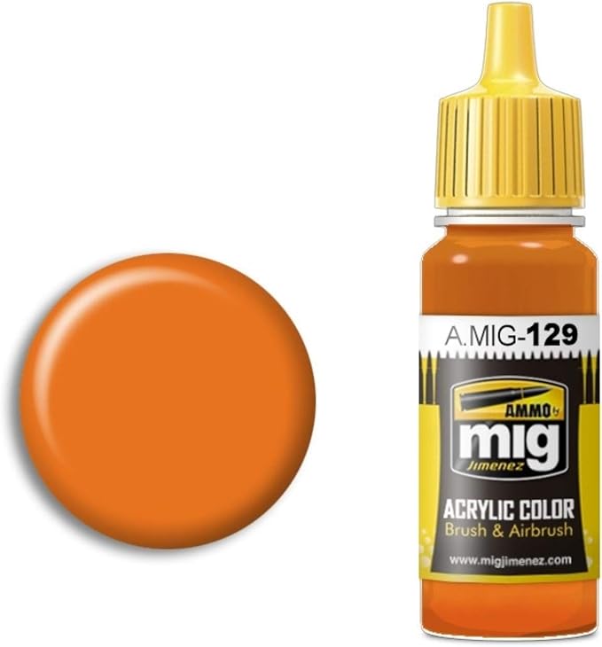 Ammo Mig 0129 ORANGE ACRYLIC