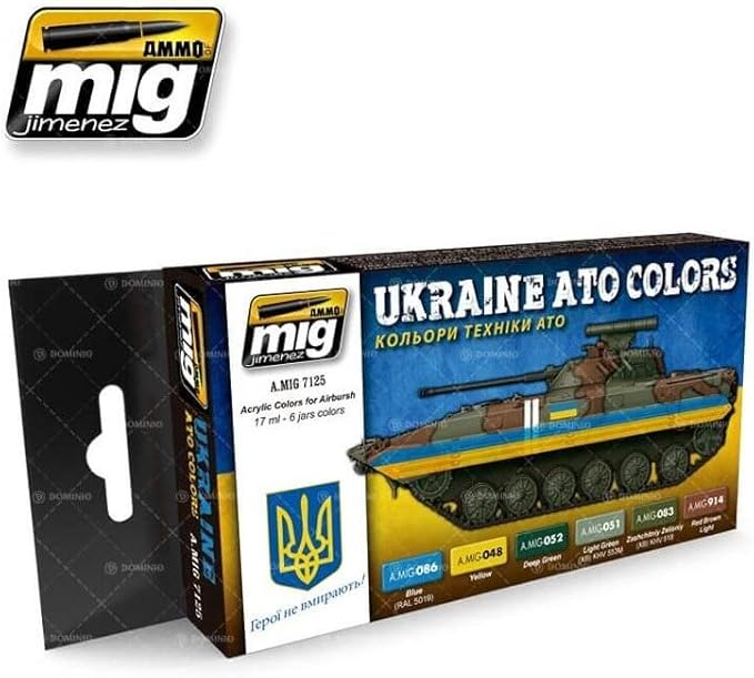 Ammo Mig 7125 UKRAINE ATO COLORS SET
