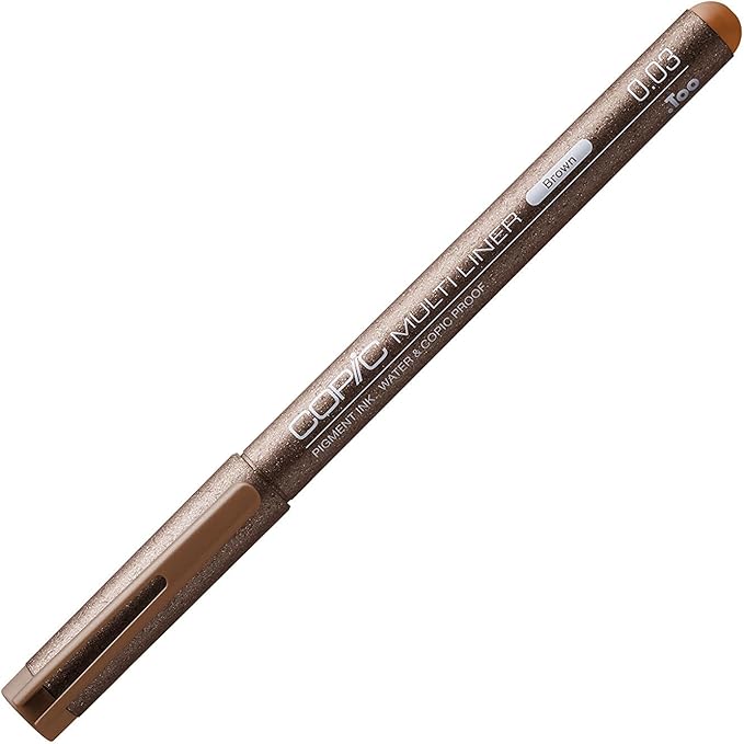 Copic Multiliner Ink Pen, Brown 0.03mm